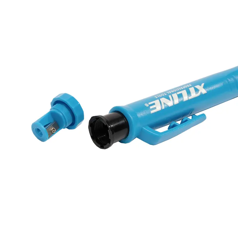 XTLINE Mechanická truhlářská tužka s ořezávátkem a pouzdrem | 155 mm (1bal/20ks)