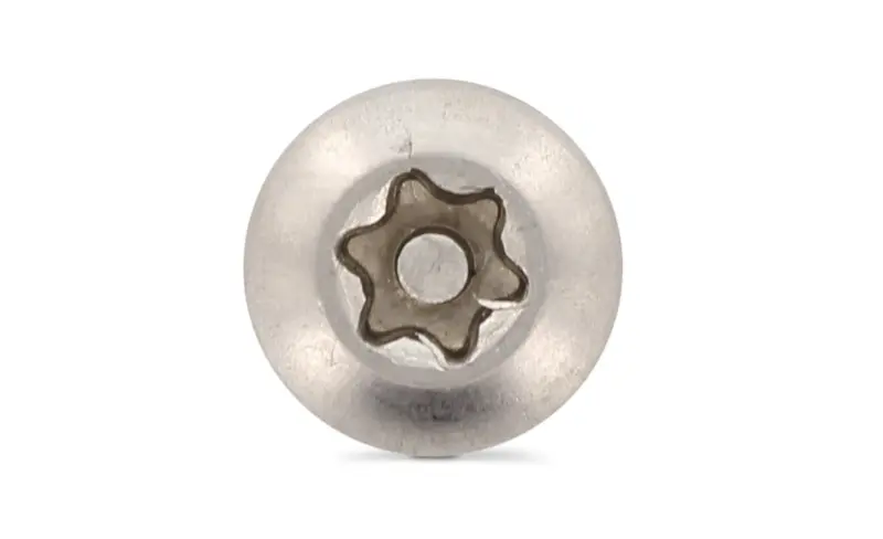 Art. 9120 Šroub pojistný 4,2x13 nerez A2, půlkulatá hlava, Torx-PIN 15
