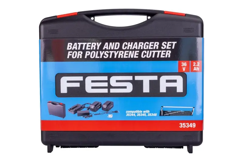 Sada baterii a nabíječky pro strunové řezačky polystyrenu 37V / 2x2200mAh
