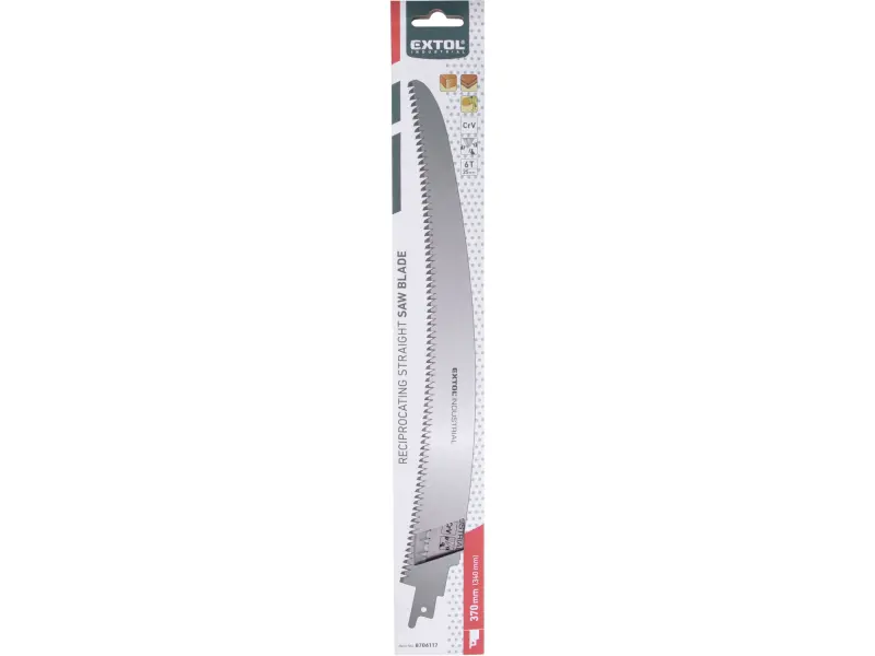 plátek na dřevo oblý do pily ocasky, 370x30x1,2mm (d/š/tl), CrV