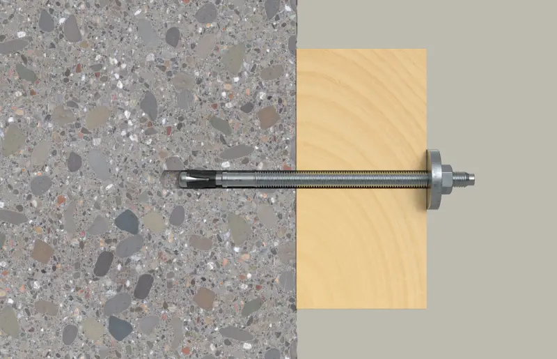 fischer FAZ II Plus 12/120 HBS s velkoplošnou podložkou DIN1052, pozinkovaná