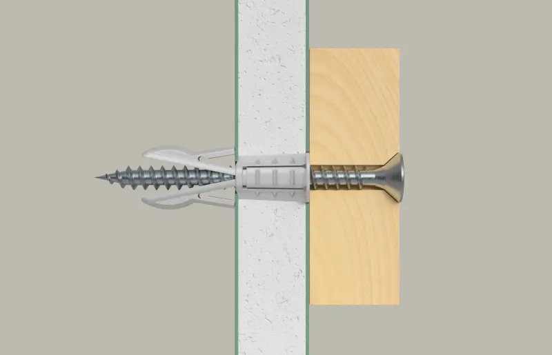 Hmoždinka pro deskové materiály GPF