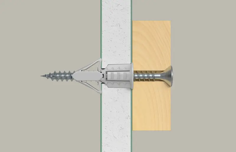 Hmoždinka pro deskové materiály HDF