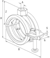 fischer jednošroubková objímka FGRS 32 - 37