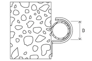 fischer plechová objímka BSM 28