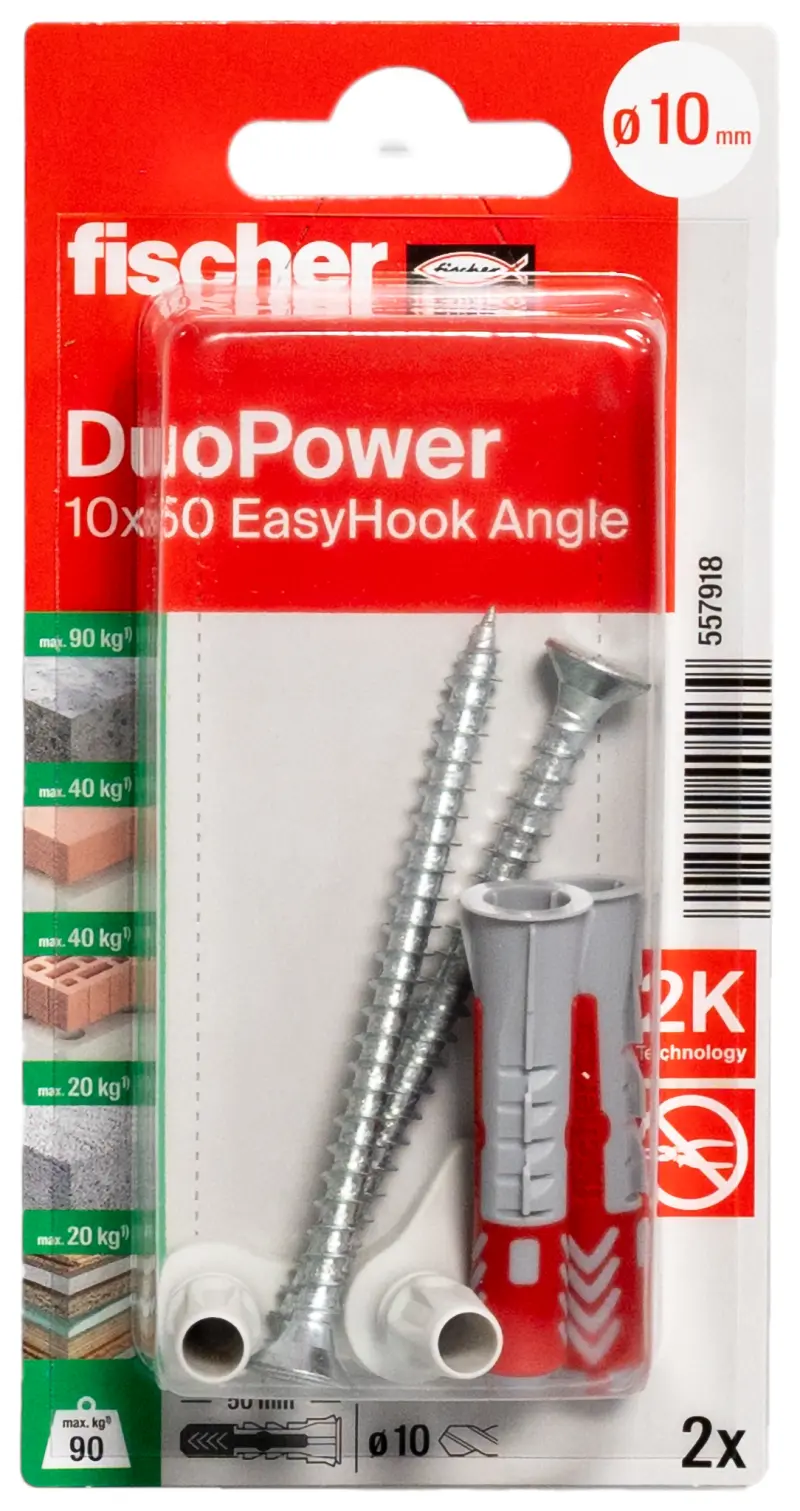 fischer EasyHook skoba + DuoPower 10x50