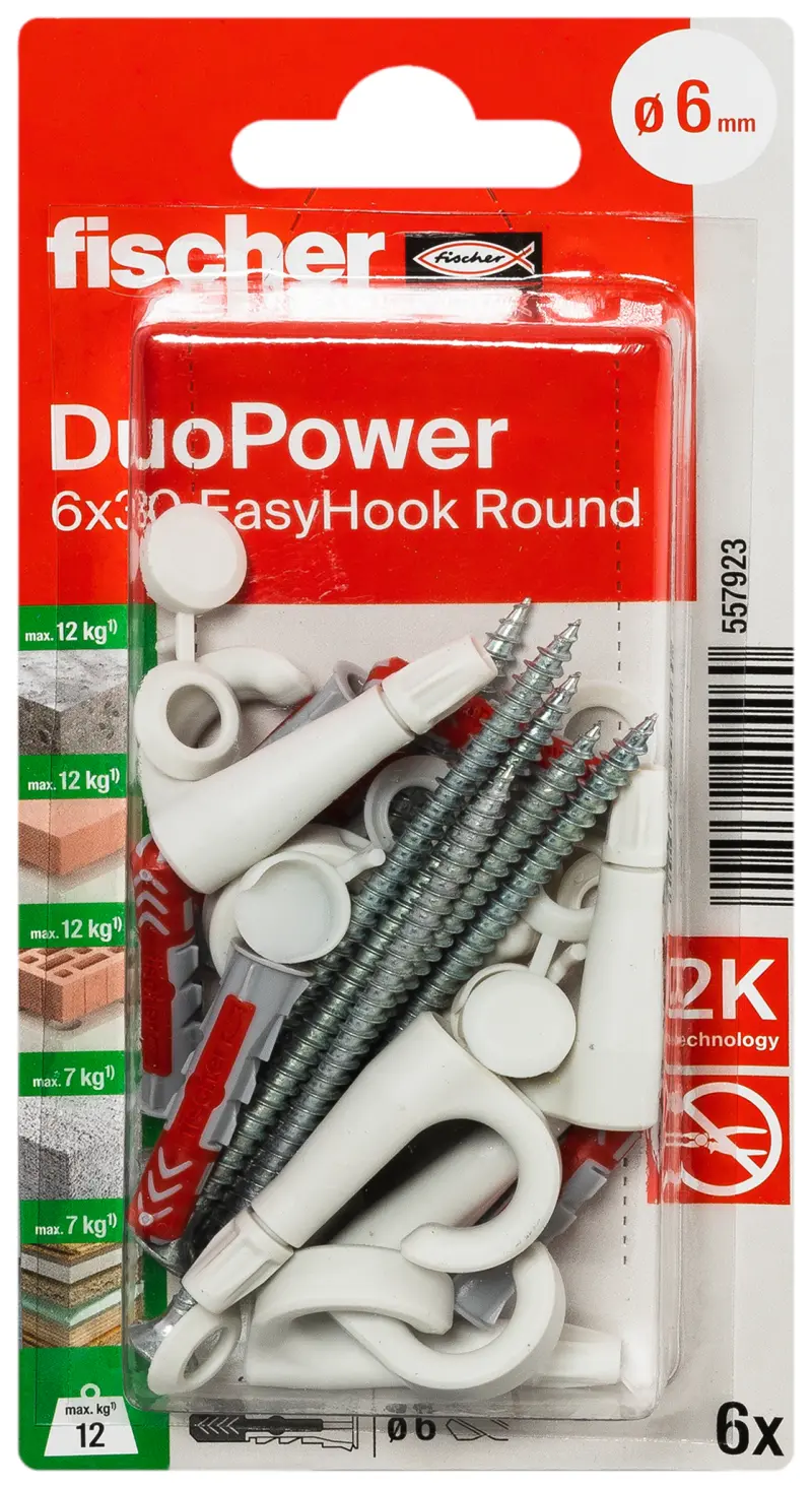 fischer EasyHook hák + DuoPower 6x30