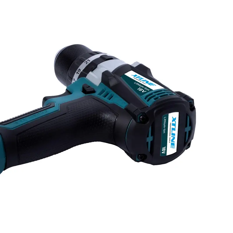 Aku vrtačka s příklepem bezuhlíková 18 V