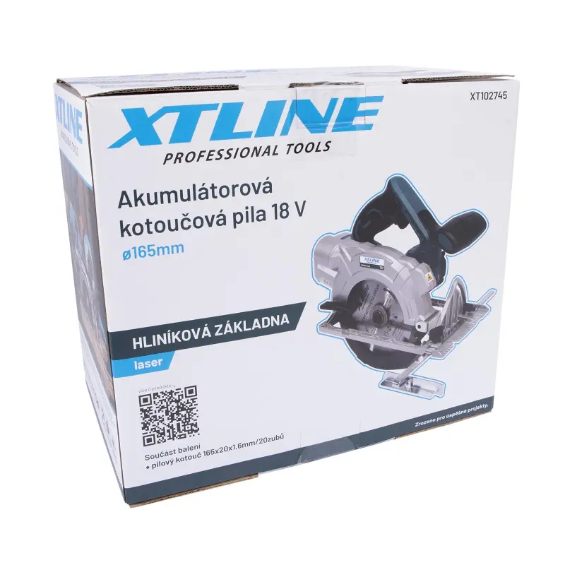Aku kotoučová pila 18 V, 165 mm