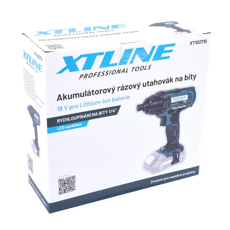 Aku rázový utahovák na bity 18 V