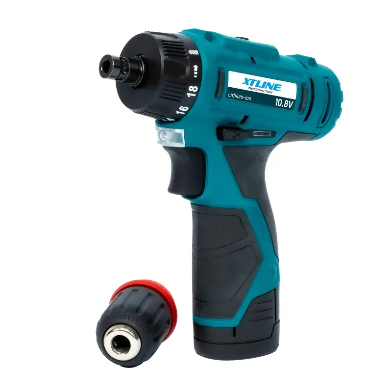 Aku vrtačka 10,8 V + 2 baterie 2.0Ah SAMSUNG + příslušenství 13 dílů