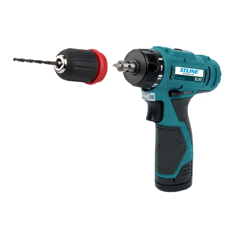 Aku vrtačka 10,8 V + 2 baterie 2.0Ah SAMSUNG + příslušenství 13 dílů