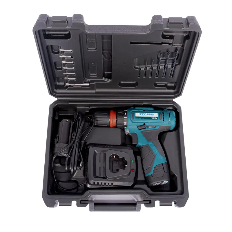 Aku vrtačka 10,8 V + 2 baterie 2.0Ah SAMSUNG + příslušenství 13 dílů