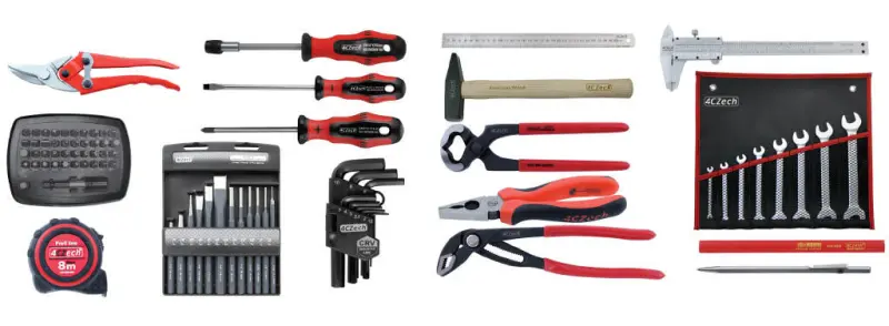 Brašna montážní a elektrikářská 440x260x150mm s výbavou pro řemeslníky (18ks nářadí)