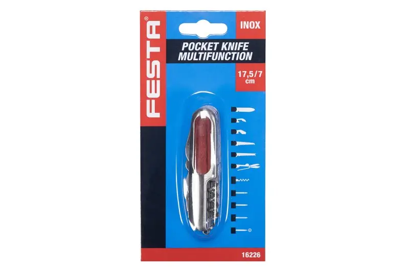 Nůž zavírací multifunkční FESTA INOX