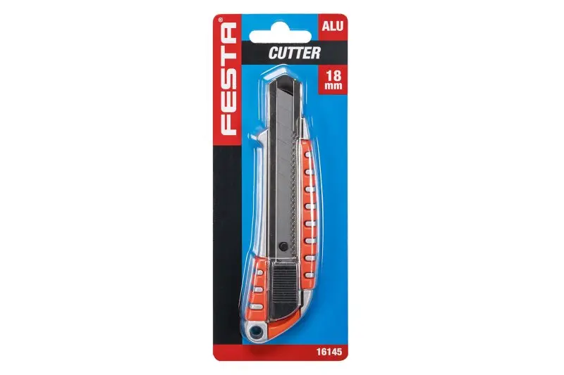 Nůž odlamovací FESTA L25 ALU 18mm tlačítková ar.