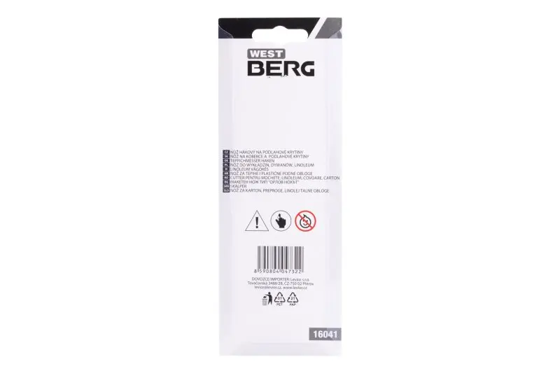 Nůž hákový zasouvací na podlahoviny WESTBERG