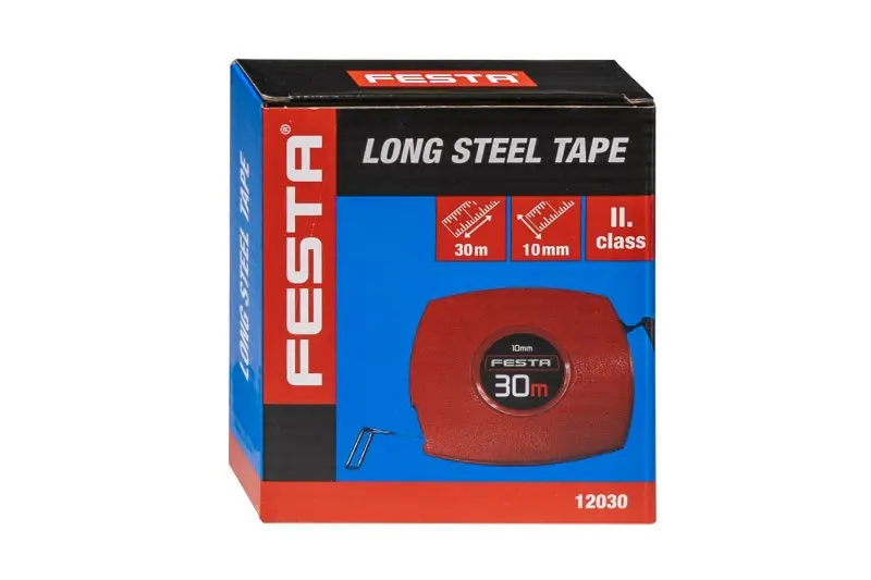 Pásmo ocelové 12030 FESTA 30m x10mm