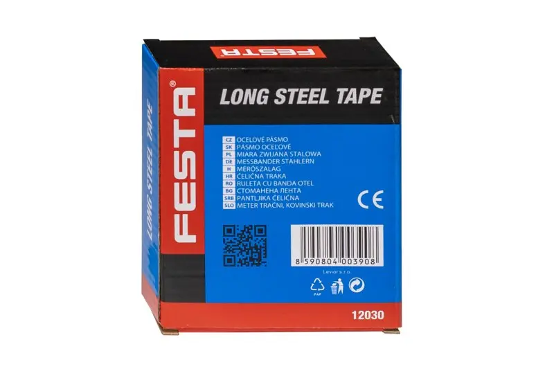 Pásmo ocelové 12030 FESTA 30m x10mm
