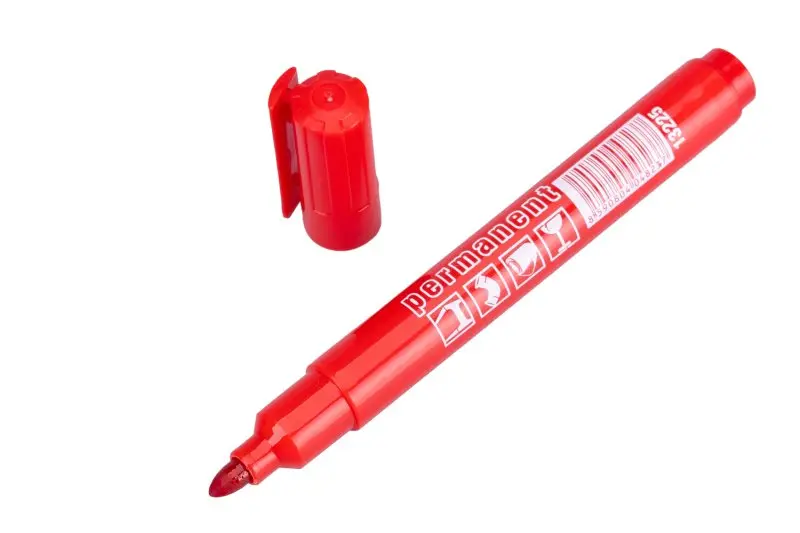 Značkovač permanentní WESTBERG (fix) červený 143mm