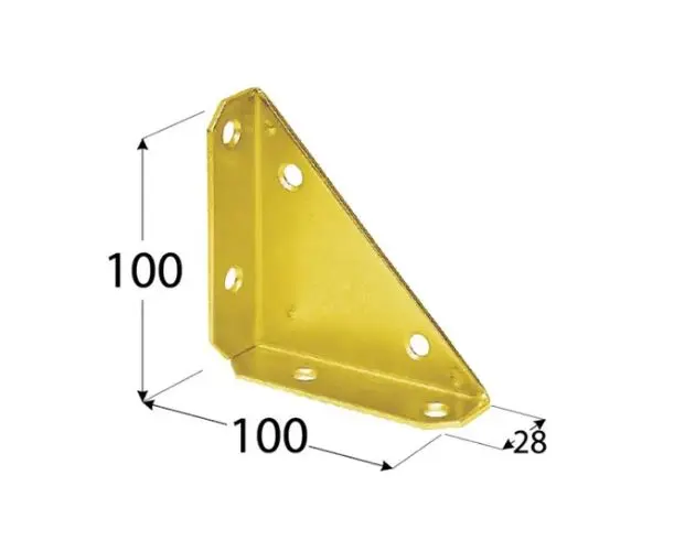NS 100 Rohovník bednový 100x100 mm