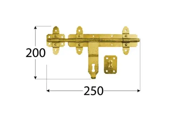 WCZ 250    Závora těžká 230*210 mm