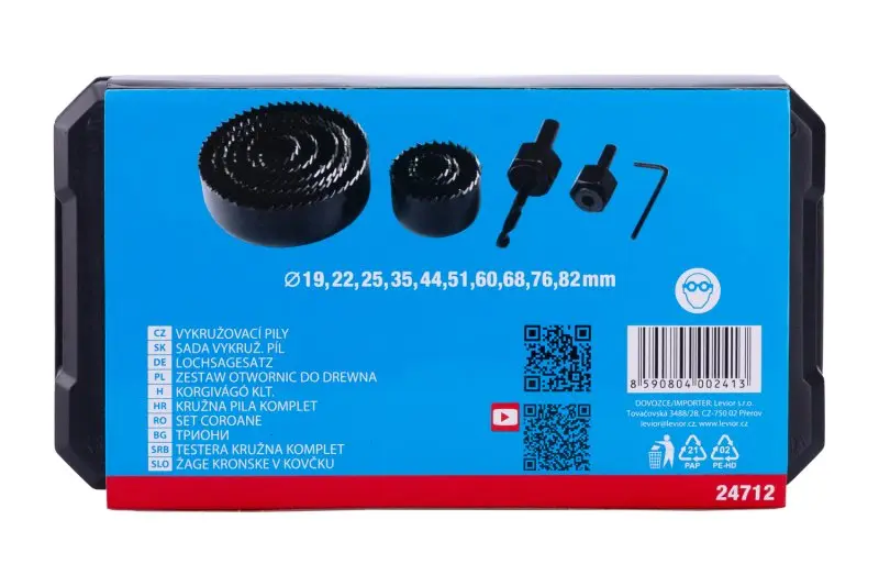 Sada pily vykružovací FESTA 13ks 19-82mm