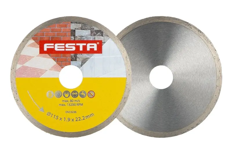 Kotouč diamantový FESTA plný 115x2x22.2mm