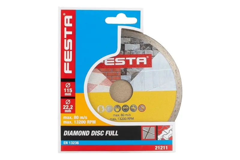 Kotouč diamantový FESTA plný 115x2x22.2mm