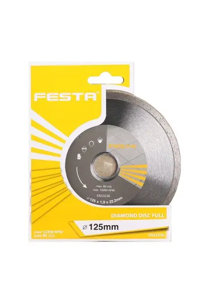 Kotouč diamantový FESTA plný 125x2x22.2mm