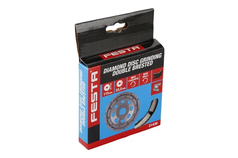 Kotouč diamantový brusný FESTA 2řadý 115x22.2mm