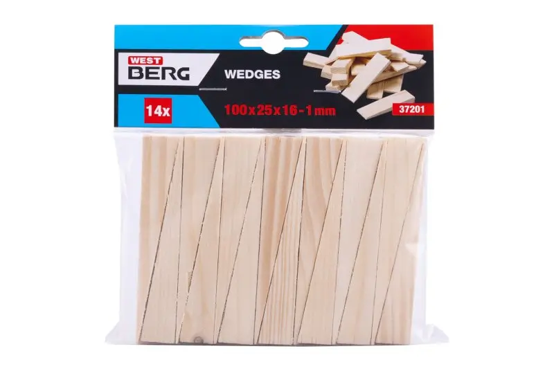 Klínky montážní WESTBERG 100x25x16-1mm 14ks dřevěné