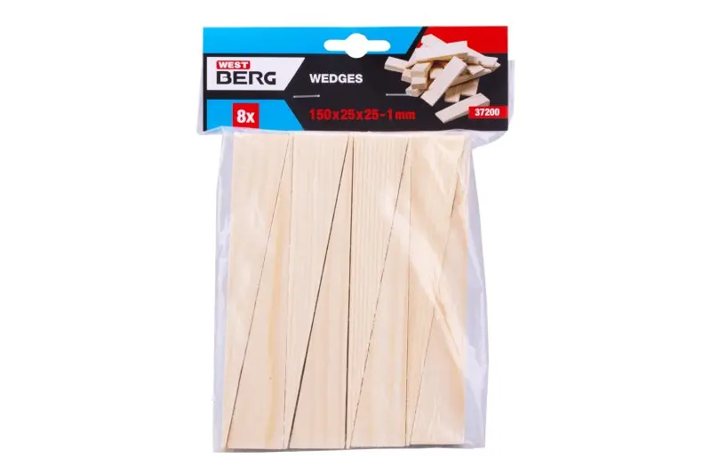 Klínky montážní WESTBERG 150x25x25-1mm 8ks dřevěné