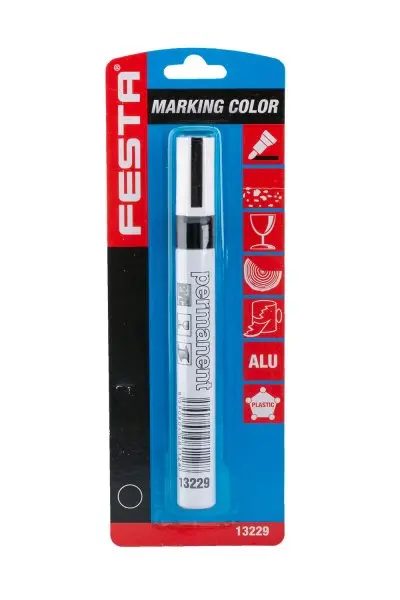 Značkovač permanentní FESTA černý ALU 143mm