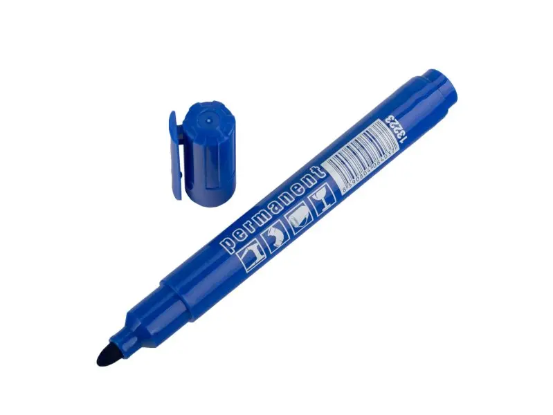 Značkovač permanentní (fix) modrý143mm