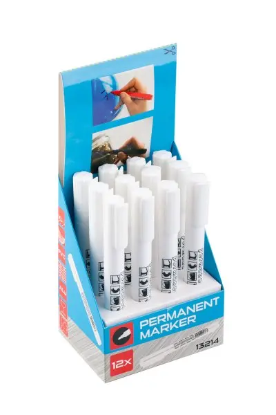 Značkovač permanentní (fix) bílý 143mm