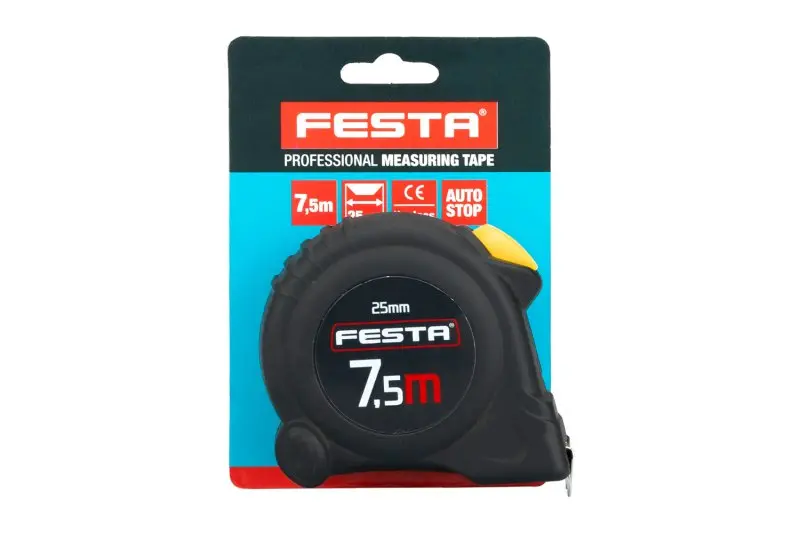 Metr svinovací FESTA Autolock 7.5mx25mm