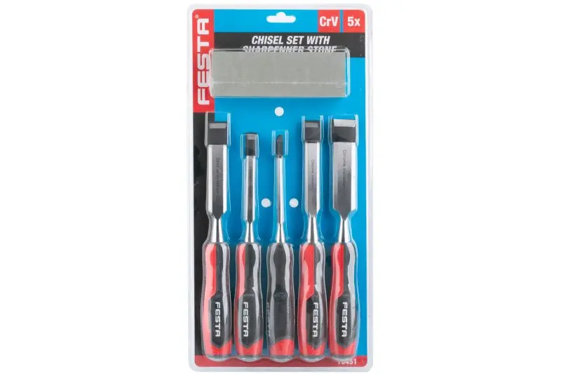 Sada dlát FESTA CrV 5ks s brouskem