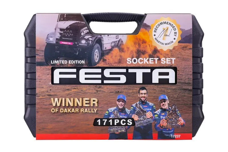 Gola sada FESTA CrV 171ks 1/4"-1/2"-3/8" EDICE DAKAR