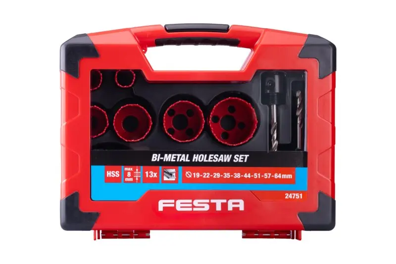 Sada vykružovací korunky FESTA BI-METAL 13ks