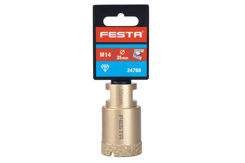 Korunka vykružovací FESTA diamantová 35mm M14