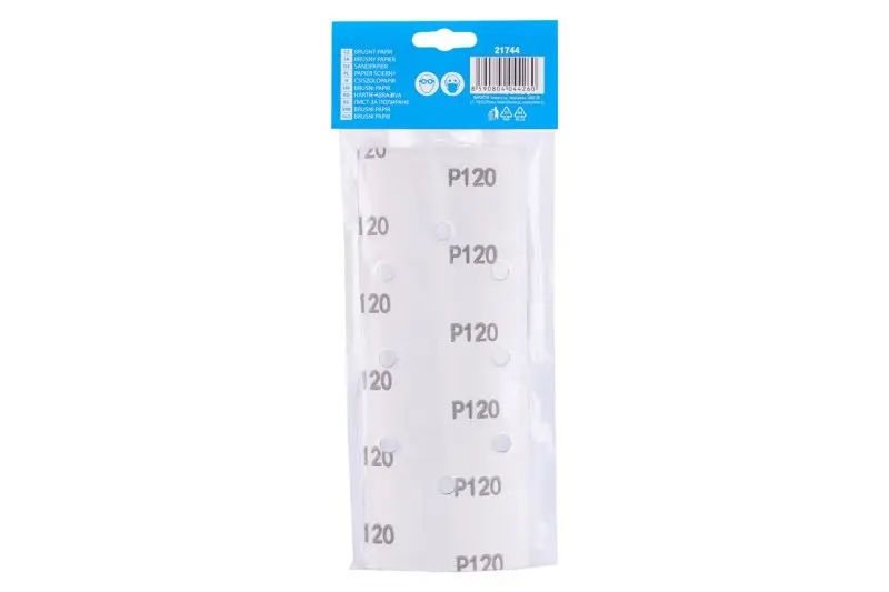 Papír brusný WESTBERG 93x230mm P120 8otvorů 5ks