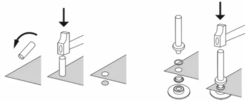 Sada aplikátoru a ok (25ks) na plachty