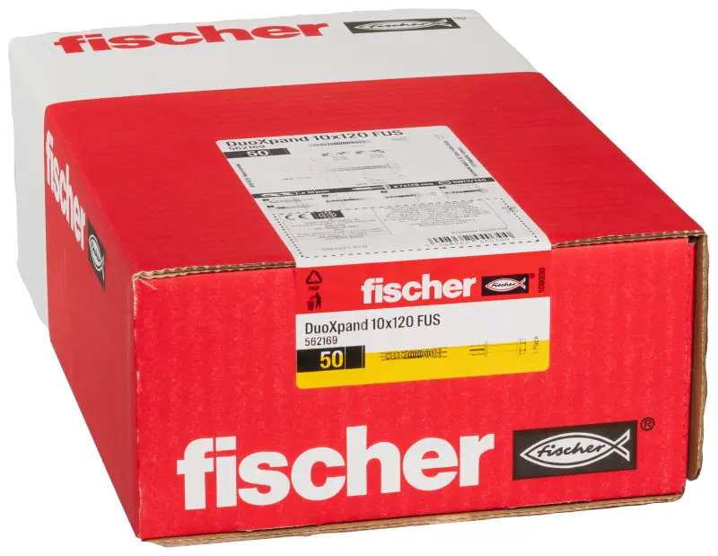 fischer rámová hmoždinka DuoXpand 10x120 FUS gvz