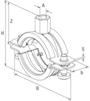 fischer dvoušroubková objímka FRS 40 - 45 M8/M10