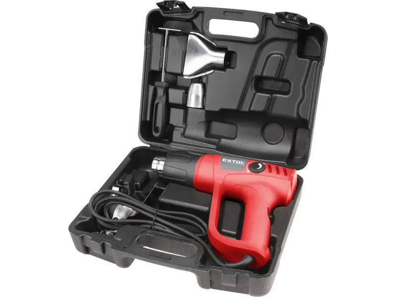 pistole horkovzdušná s plynulou regulací teploty, 2000W