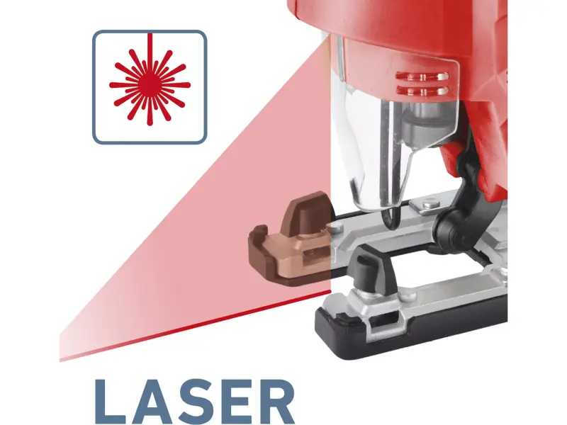 pila přímočará s laserem a světlem, 800W