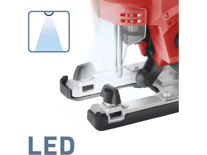 pila přímočará s laserem a světlem, 800W