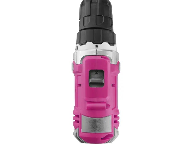 vrtací šroubovák aku, růžový, 12V Li-ion, 1300mAh, v tašce