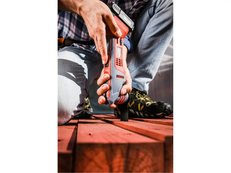 bruska multifunkční aku SHARE20V, rychloupínací, 20V Li-ion, 2Ah